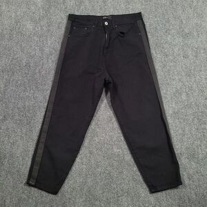 Zara Men Denim Wear Straight Leg Black Pants Men's Size 31x24
